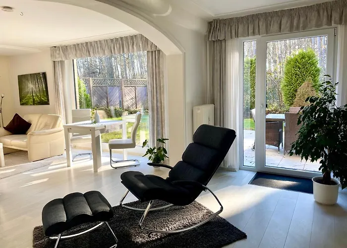 Im Gruenen Mit Terrasse Und Garten - Gratis Therme 巴德贝芬森